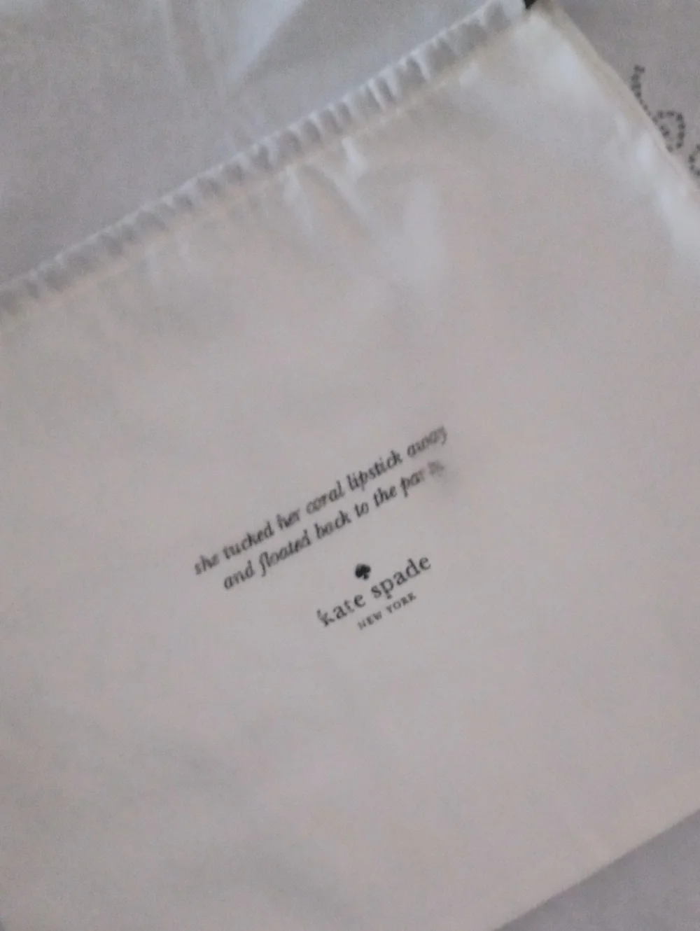 Designer Dust Bags Bundle 4pc Kate Spade Brahmin Vince Fossil Storage Lot